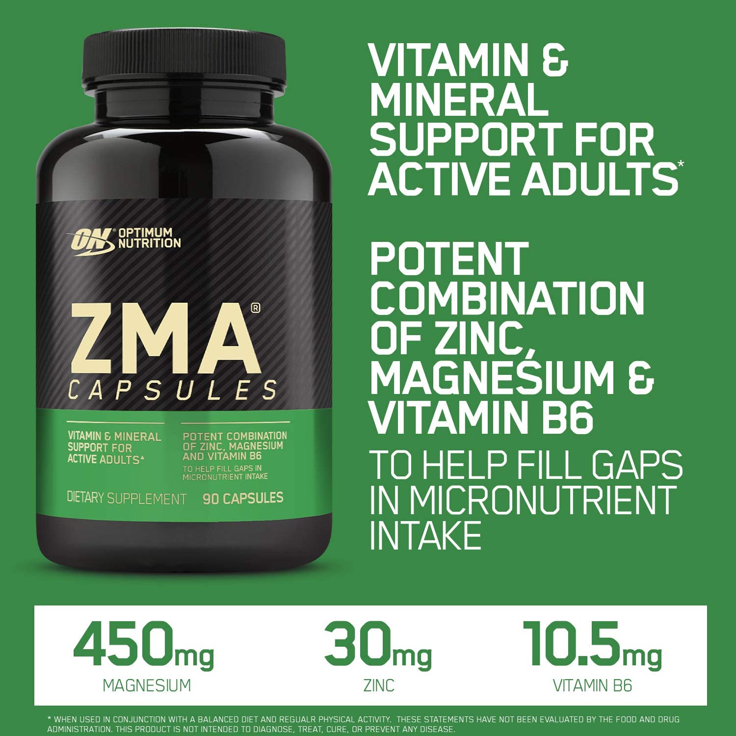 ZMA CAPSULAS OPTIMUM NUTRITION 90 CAPS - Imagen 4