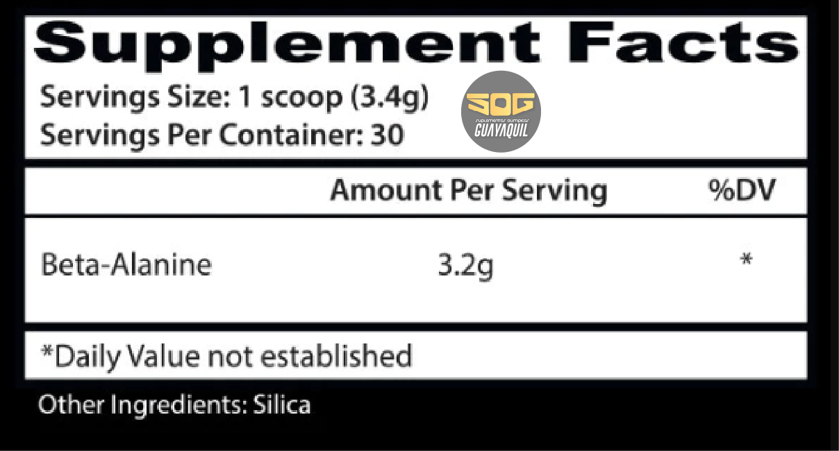 BETA ALANINA 30 SERV INSANE LABZ - Imagen 3