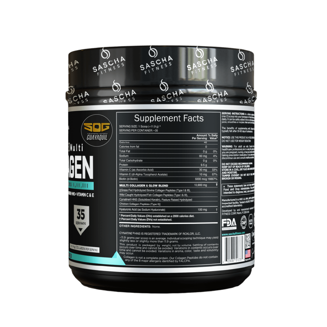 HYDROLYZED MULTI COLLAGEN UNFLAVORED 35 SERV - Imagen 3