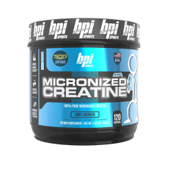 BPI SPORTS MICRONIZED CREATINE CREATINA 300-600 GR 120 PORCIONES