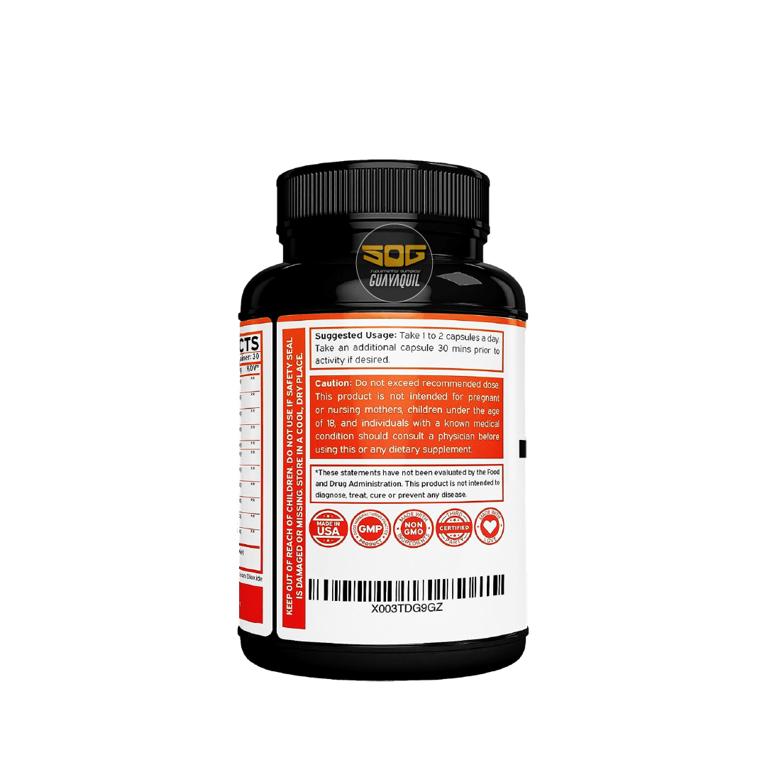 HORNY GOAT WEED + MELATONIN 60 CAPSULAS DORADO NUTRITION - Imagen 3