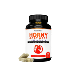 HORNY GOAT WEED + MELATONIN 60 CAPSULAS DORADO NUTRITION
