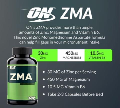 ZMA CAPSULAS OPTIMUM NUTRITION 90 CAPS - Imagen 3