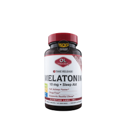Olympian Labs Melatonina 10 mg apoya el sueño reparador, ayuda para dormir por la noche