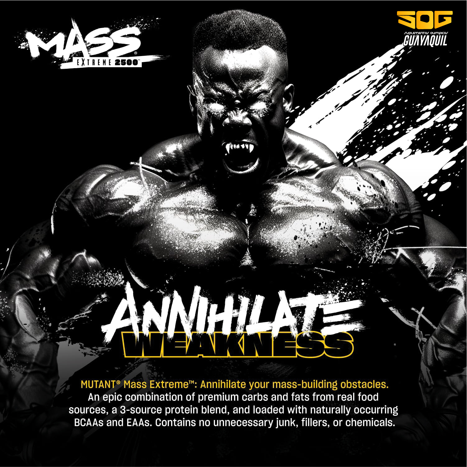 GANADOR DE MASA MUTANT MASS XTREME 20 LB - Imagen 3