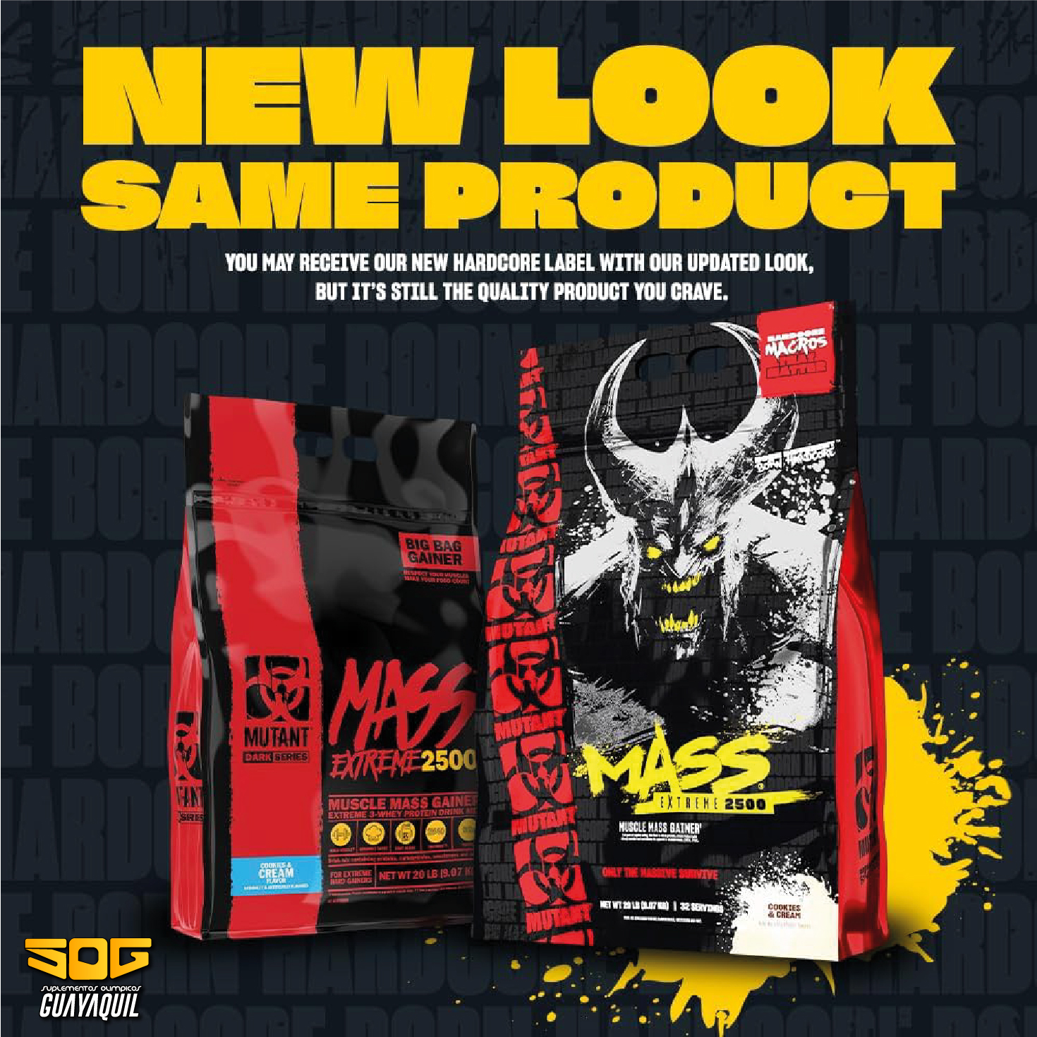 GANADOR DE MASA MUTANT MASS XTREME 20 LB