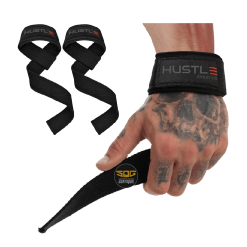 Straps de levantamiento de pesas para gimnasio.